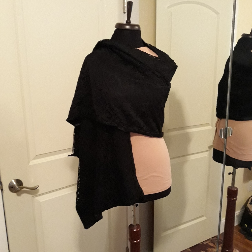 Lace & Silk Wrap